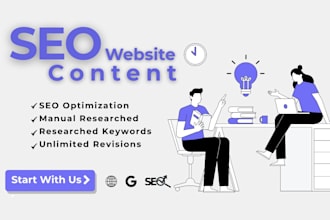 be your professional SEO website content writer