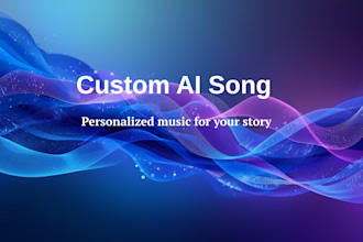 create a custom ai song for your story or project