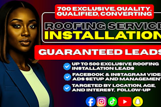 700 exclusive roofing installation leads, roofing leads generation, google ads