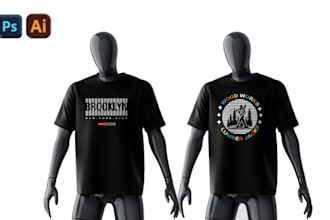 create unique tshirt design for print on demand
