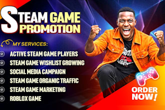 steam game promotion, steam wishlist, steam game marketing steam game visibility