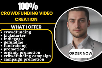 create attractive crowdfunding video for gofundme kickstarter indiegogo campaign
