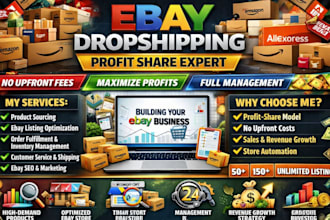 do ebay dropshipping on profit share
