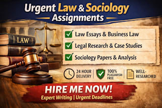 write urgent law essay business law legal research sociology