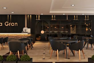 craft 3d coffee shop,interior restaurant,pub render,lounge,outdoor space,element