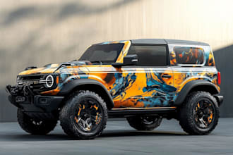 creative custom car wrap, van wrap, truck wrap, trailer wrap