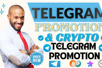 professional telegram promotion for crypto and web3 projects with organic reach