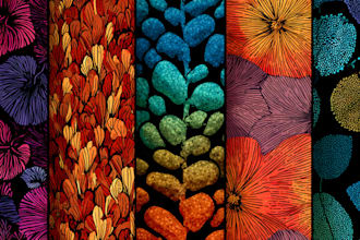 create pattern design for textile fabrics print