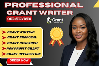 do professional grant writing and grant research