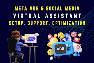 be your virtual assistant for meta ads and social media management