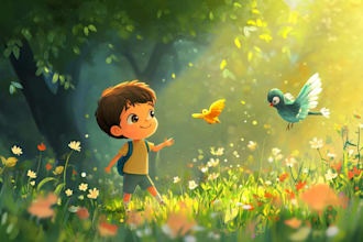 design children story book illustration