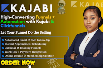 create kajabi online course kajabi website design and kajabi email automation