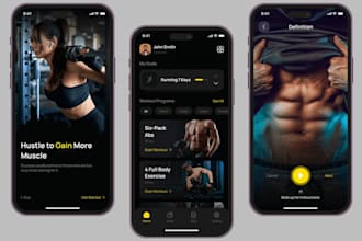 build fitness app, fitness website, gym app, workout app like strava, tracker
