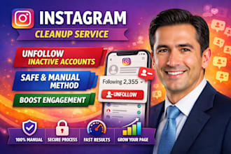 help you unfollow, remove fake followers, delete posts on instagram