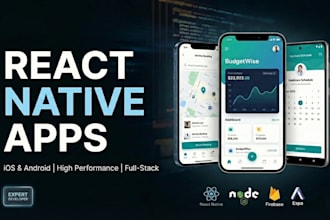 develop high performance react native apps for ios and android