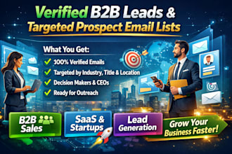 provide verified b2b leads with targeted prospect email lists