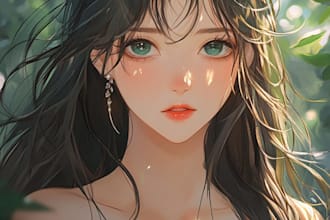 create a anime character