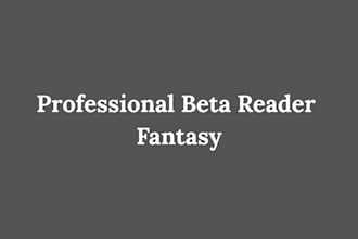 critique fantasy, dark romance, thriller, horror, ya manuscript
