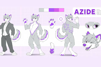 draw furry ref sheet nsfw furry art furry reference sheet design character sheet