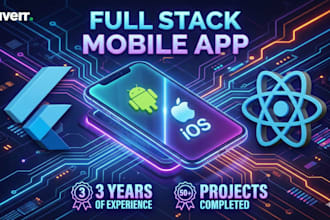 do full stack android app development and ios app development