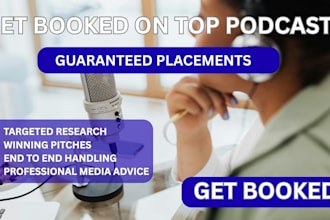 be your podcast booking agent to secure guest speaker spots