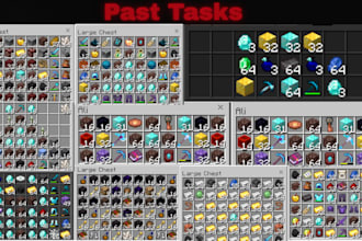 mine diamonds and netherite in minecraft