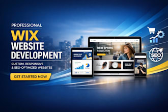 develop wix website design and redesign, website development