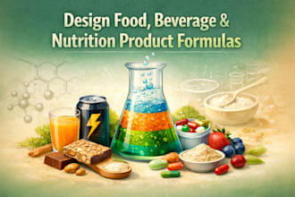 design food, beverage and nutrition product formulas