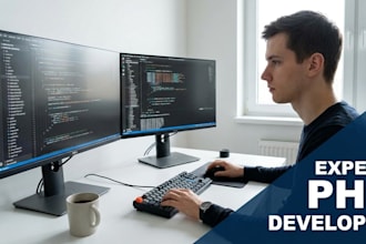 develop a custom PHP website or fix backend bugs