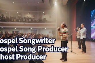 sing and record background vocals and gospel choir, gospel singer