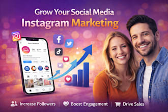 grow your socail media markering instagram marketing