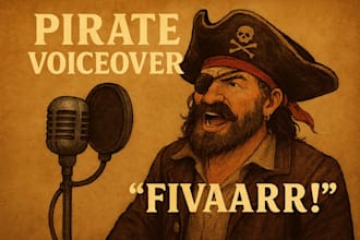 record the best pirate voice