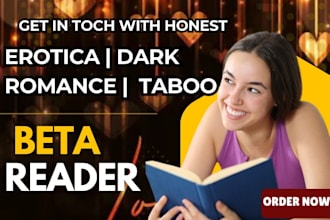 be your erotica, romance, dark or taboo beta reader
