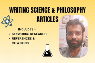 write informative science and philosophy articles