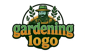 design a professional gardening or landscaping logo