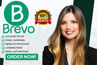 set up brevo email campiagn automation templates lead magnet funnel marketing