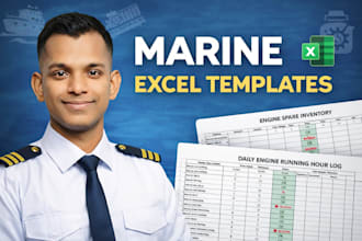 marine and technical excel spreadsheet templates