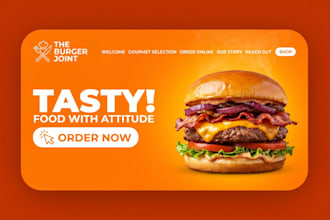 design a modern restaurant website that generate diners