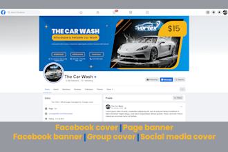design facebook cover page banner linkedin cover custom cover