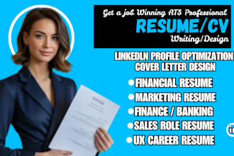 craft a standard resume for sales, finance, bdr, marketing sales, svp, vp, ceo