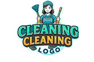 design a unique logo for cleaning services and janitorial businesses