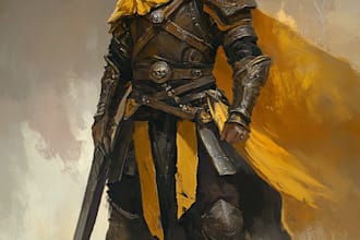 create concept fantasy illustration