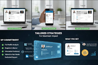 do linkedin profile writing, optimization, and  makeover