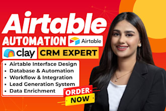 do airtable automation n8n make com, clay com airtable database crm softr webapp