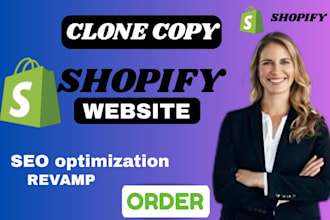 clone and revamp shopify store