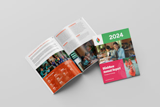 design a professional thesis cover, annual report