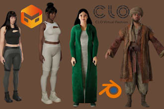 create realistic metahuman clothing using clo3d and marvelous designer
