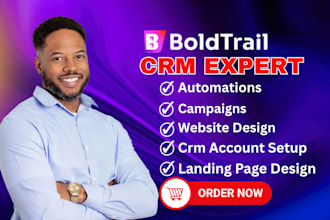 setup boldtrail crm account, boldtrail website, boldtrail landing page boldtrail
