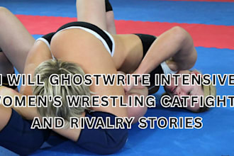 ghostwrite intensive women wrestling catfights and rivalry stories