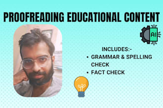 proofread and review educational blogs and articles